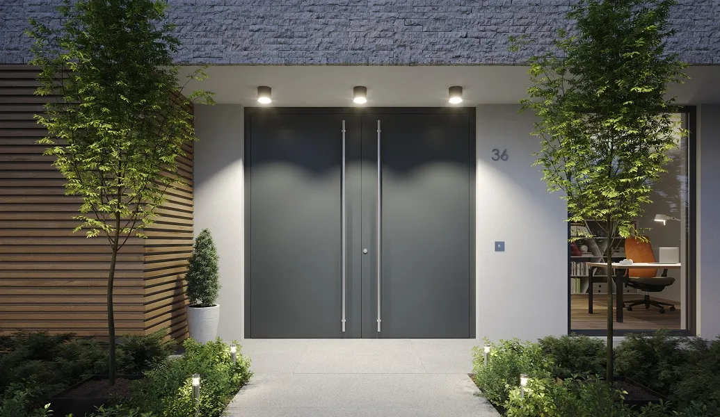 Hörmann, portoncino Portal TopComfort: sicurezza, efficienza e coerenza estetica per ingressi ampi