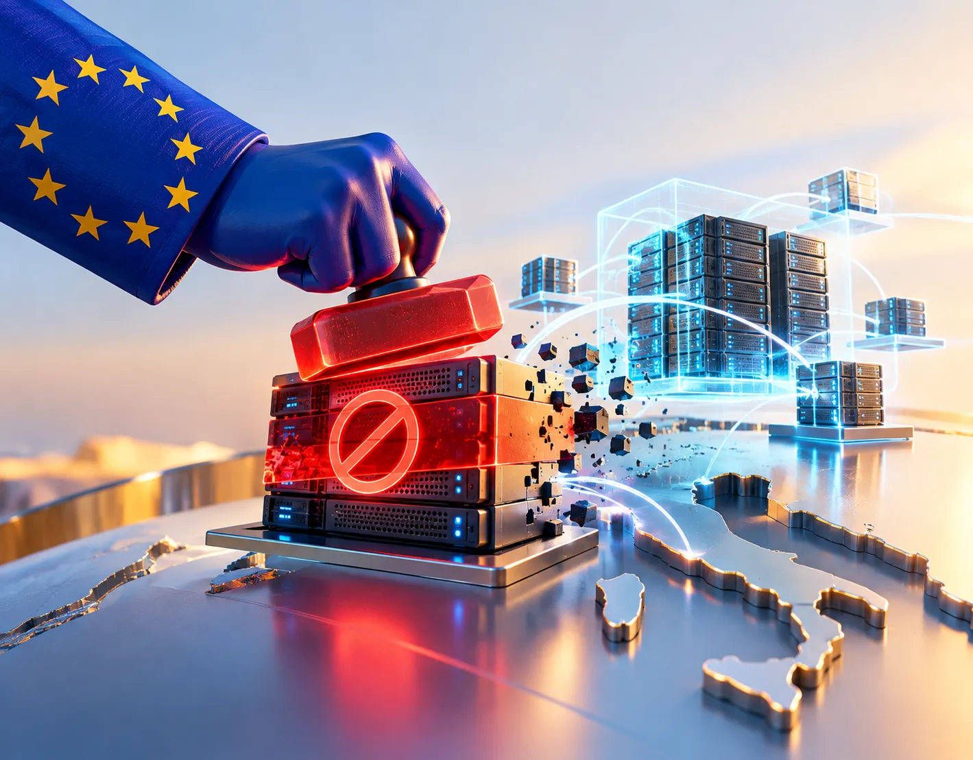 Hosting sanzionato: tre strumenti UE e tre liste vuote