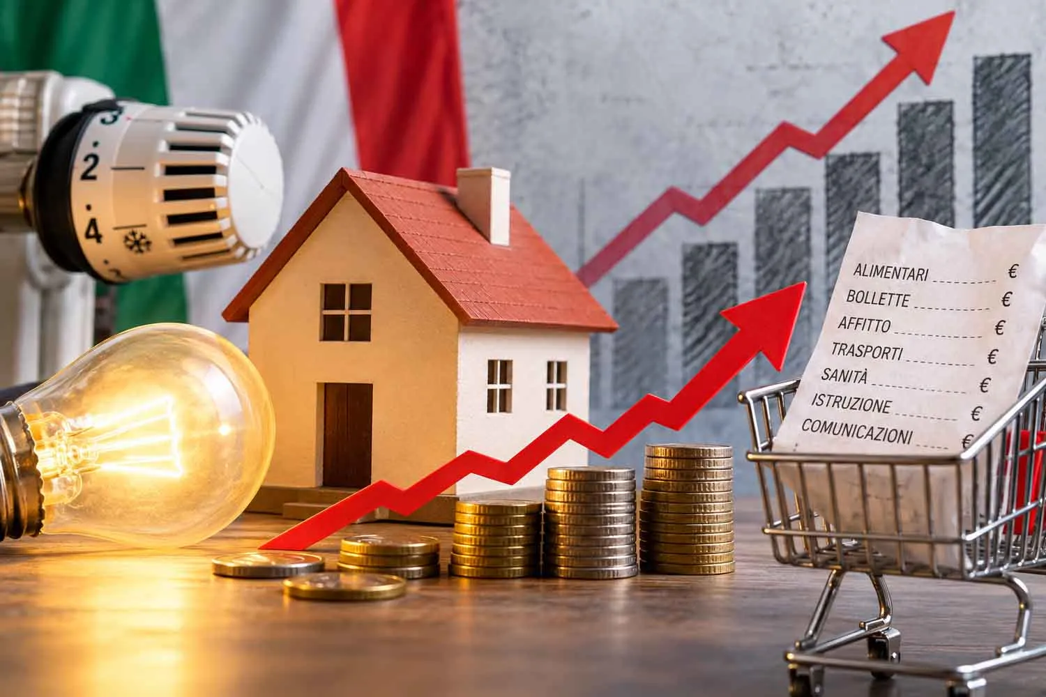 Istat, in 25 anni i prezzi sono aumentati del 63%, ma abitazione e bollette costano più del doppio
