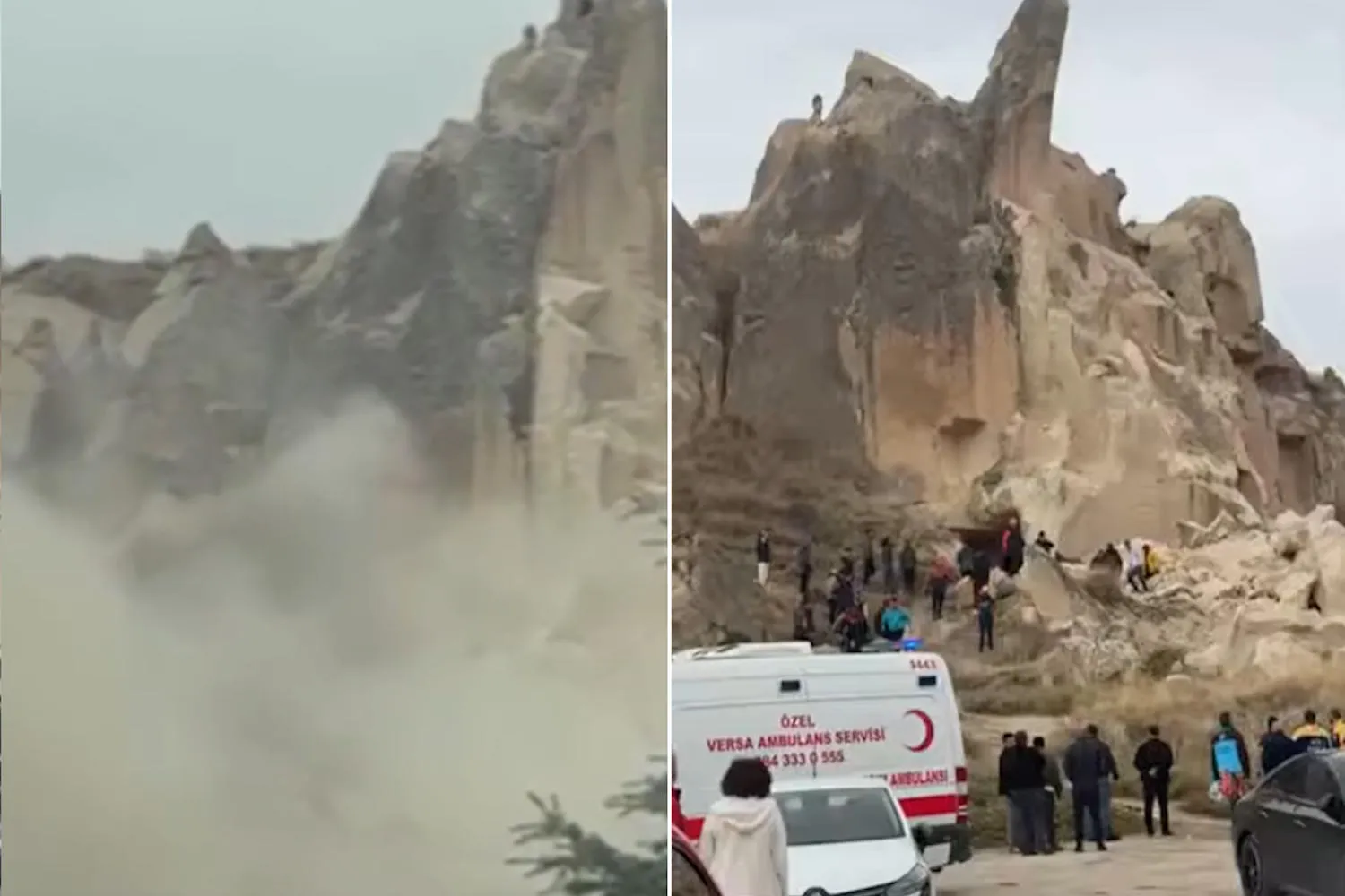 Crolla uno dei celebri “camini delle fate” in Cappadocia: due morti e un ferito nel sito patrimonio Unesco